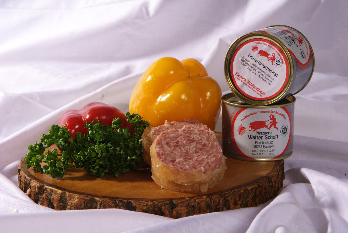 Schwartenmagen Konserve