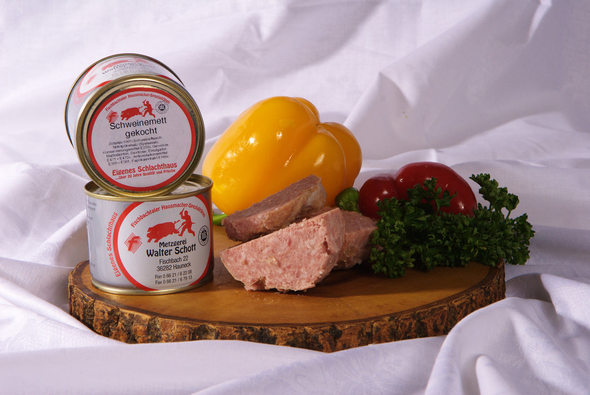 Schweinemett gekocht