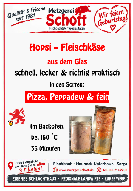 Hopsi-Fleischkäse